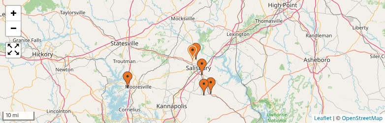 Related schools map