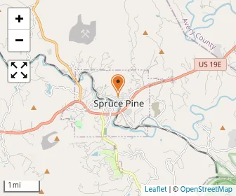 Map of Spruce Pine Montessori School