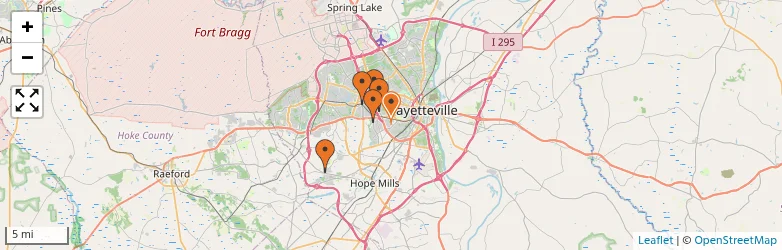 Related schools map