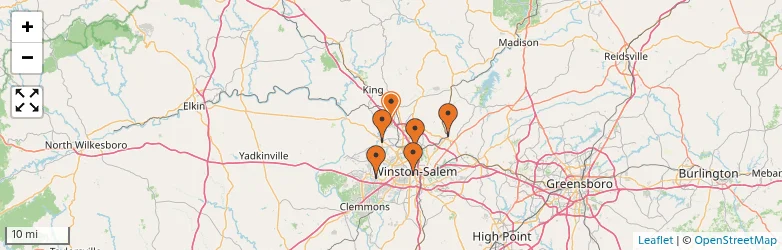 Related schools map
