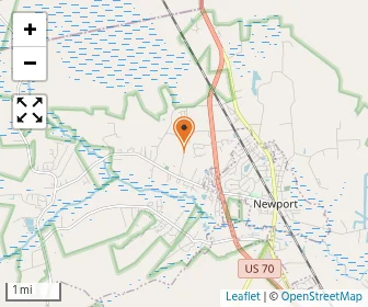 Map of Newport Developmental Center