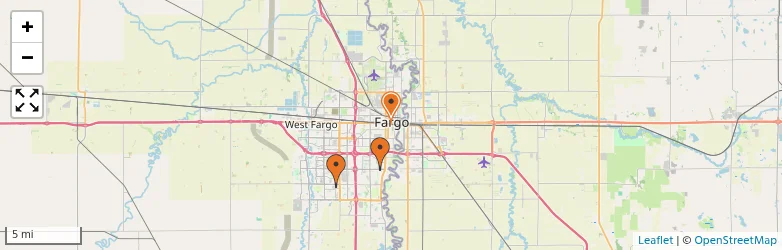Related schools map