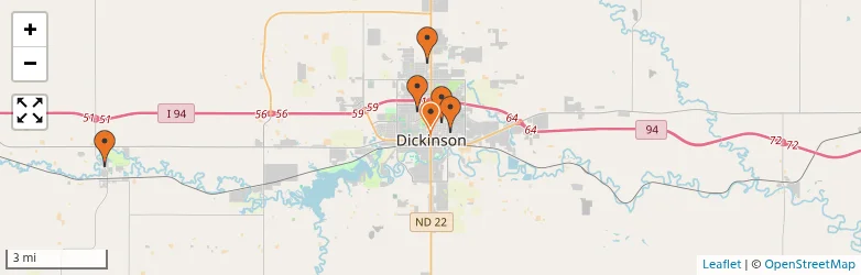 Related schools map