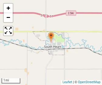 Map of Trinity Elementary North School