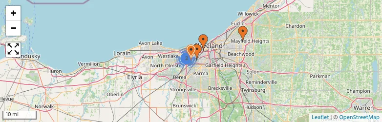 Related schools map