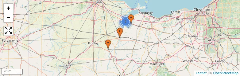 Related schools map