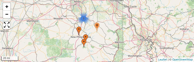 Related schools map