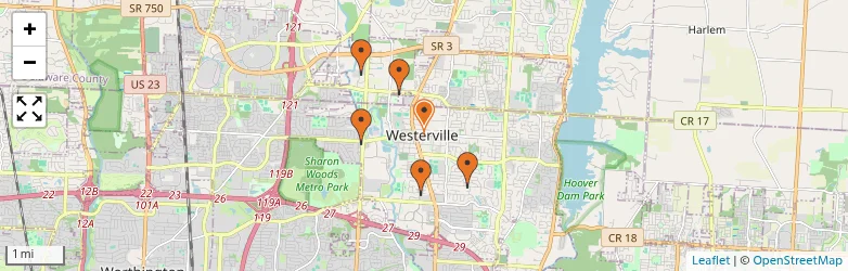 Related schools map