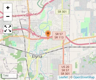 Map of Elyria Catholic High School