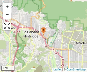 Map of Flintridge Preparatory School