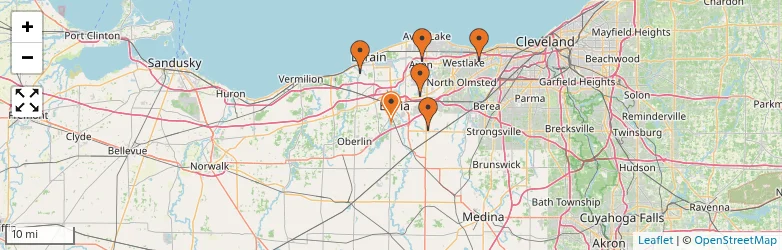 Related schools map