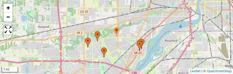 Related schools map