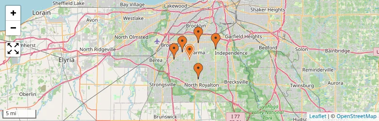 Related schools map