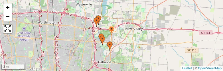 Related schools map