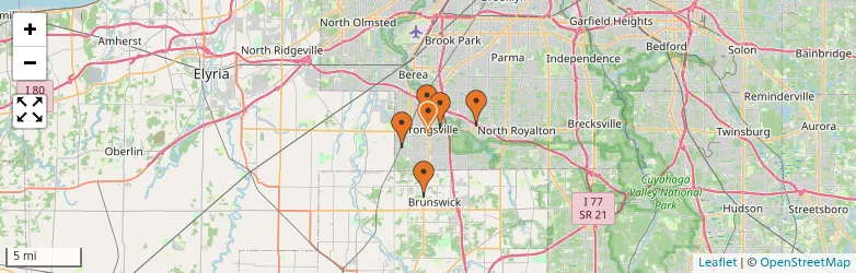 Related schools map