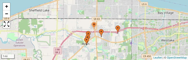 Related schools map
