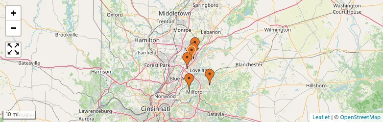 Related schools map