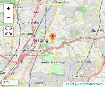 Map of Mount Notre Dame High School
