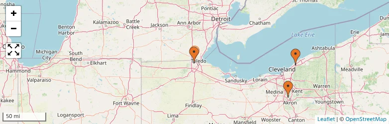 Related schools map