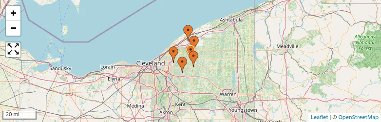 Related schools map