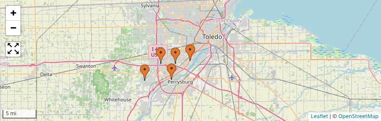 Related schools map