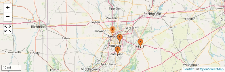 Related schools map
