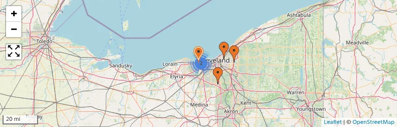 Related schools map
