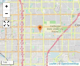 Map of Fresno Montessori School