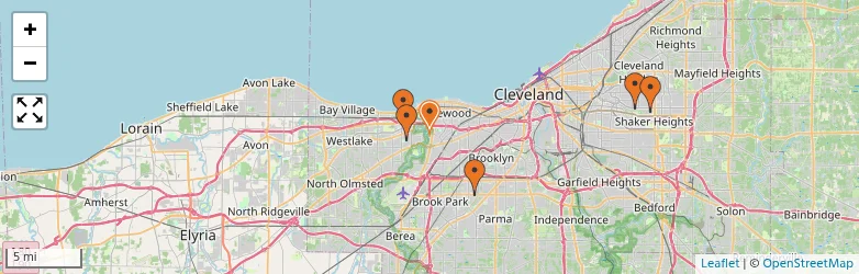 Related schools map