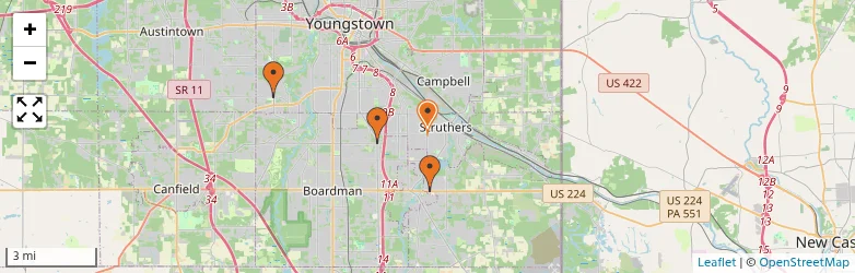 Related schools map