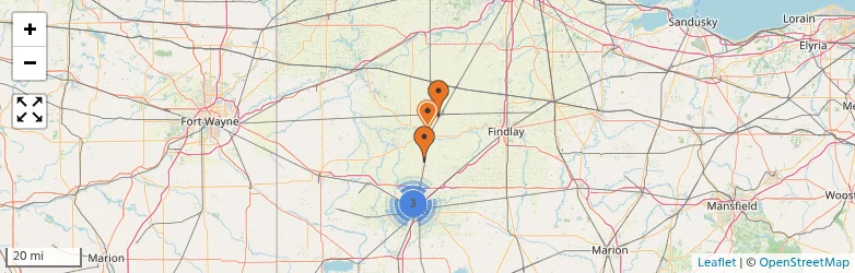 Related schools map