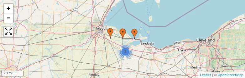Related schools map