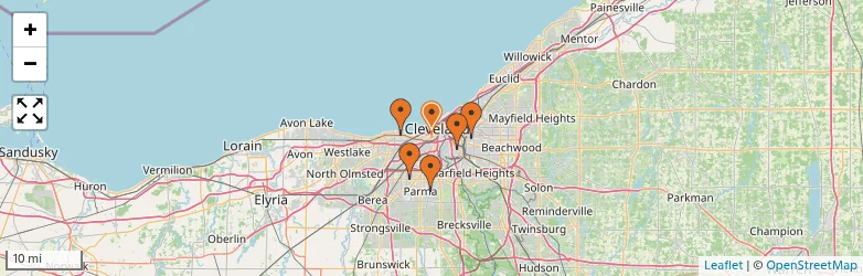 Related schools map