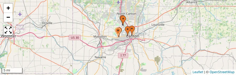 Related schools map