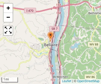 Map of St. John Central High School
