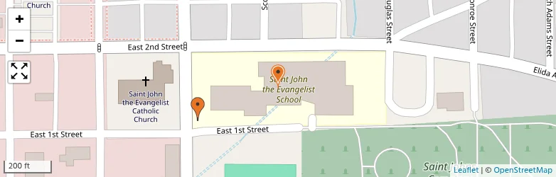 Related schools map