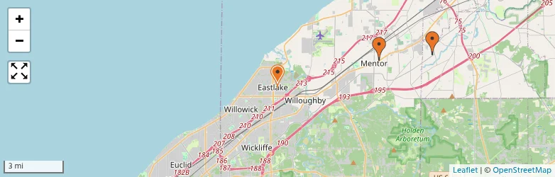 Related schools map