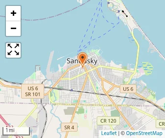 Map of Sandusky Central Catholic School