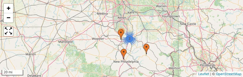 Related schools map
