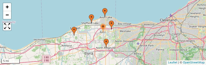 Related schools map