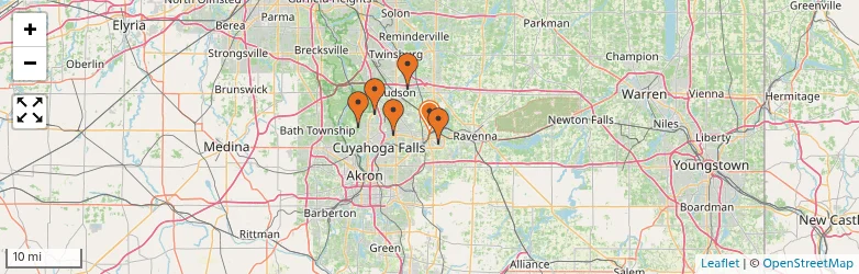 Related schools map