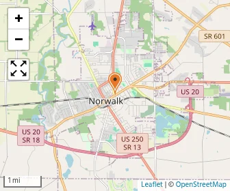Map of Norwalk Catholic School