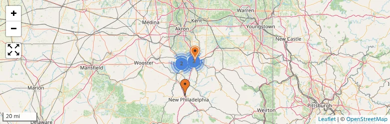 Related schools map