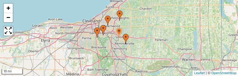 Related schools map