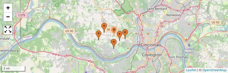 Related schools map