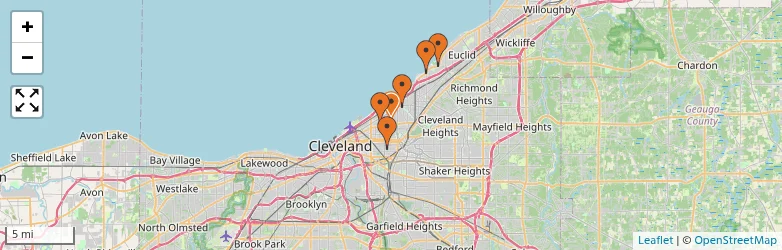 Related schools map