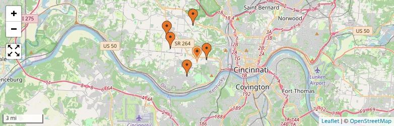 Related schools map