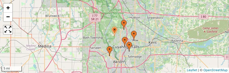 Related schools map