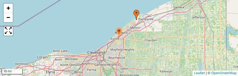Related schools map