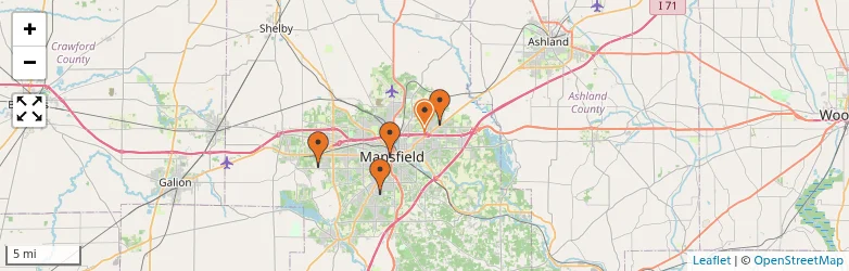 Related schools map